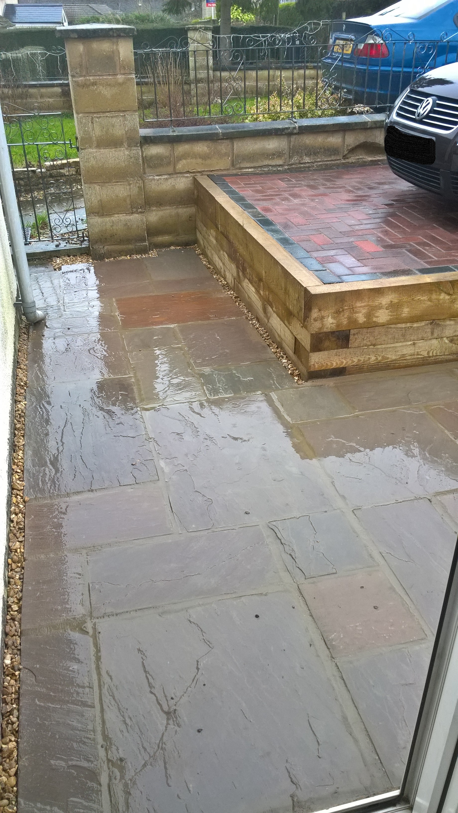 Indian sandstone pathways