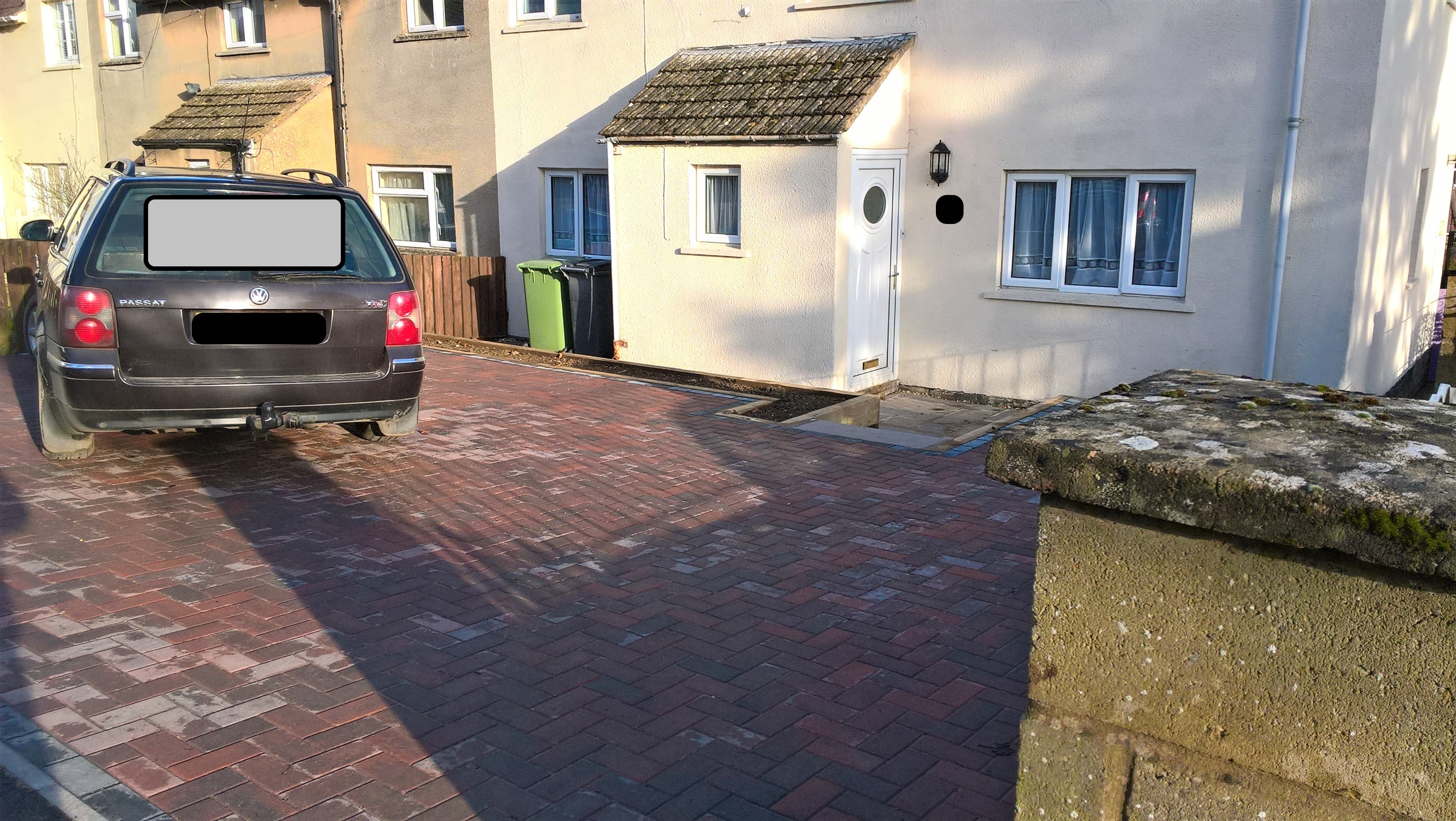 Block pave driveway, Northleach - finished